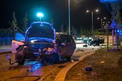 Zwei Fahrzeuge sind in Kastel kollidiert, sieben Menschen wurden verletzt.