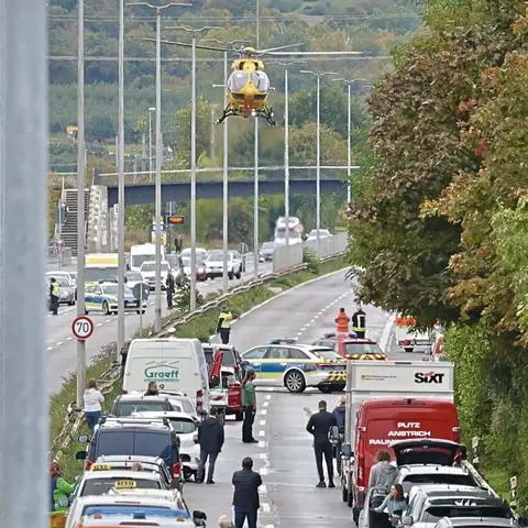 Aufgrund eines Unfalls wurde die Saarstraße stadtauswärts am Dienstagvormittag zwischenzeitlich gesperrt.