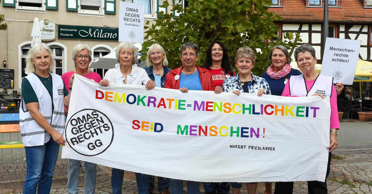 Was die Groß-Gerauer „Omas gegen Rechts“ bewegt