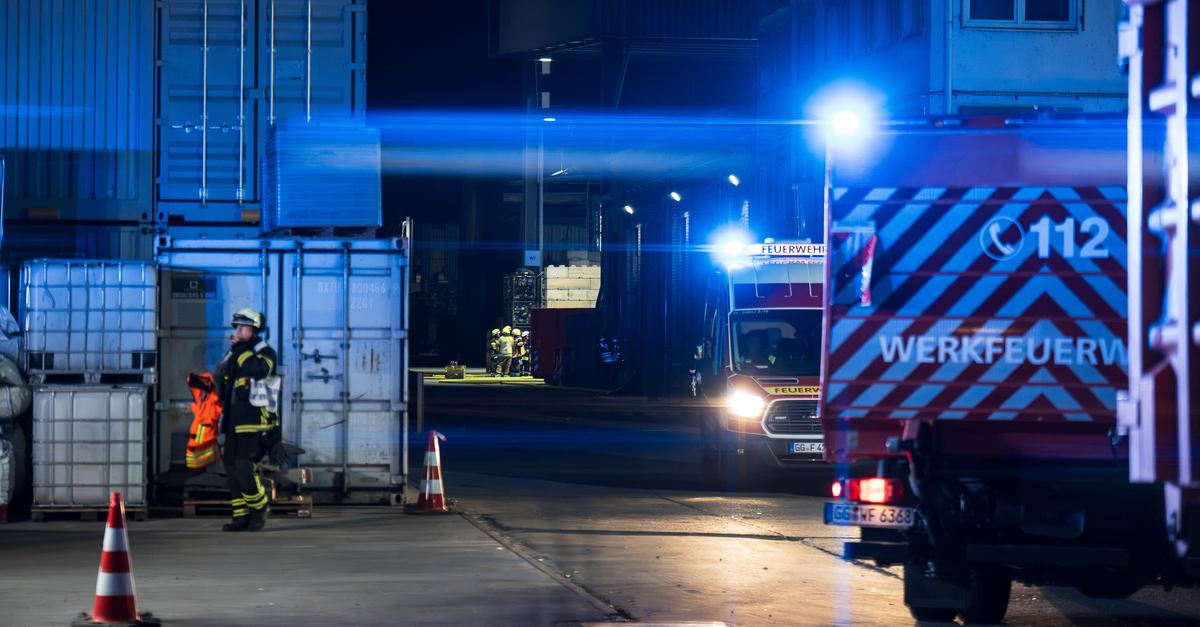 Brand in Recyclinganlage in Ginsheim-Gustavsburg