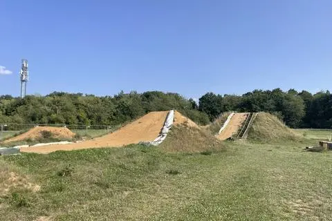 Gut gepflegt dank engagierter Vereinsmitglieder ist der Bikepark "CastleTrails" in Solms. Gebaut wurde er vom Unternehmen Schanzenwerk.
