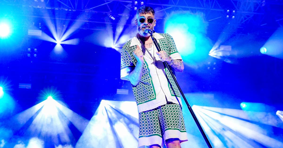 Rapper Sido feels love at the Frankfurt Agora