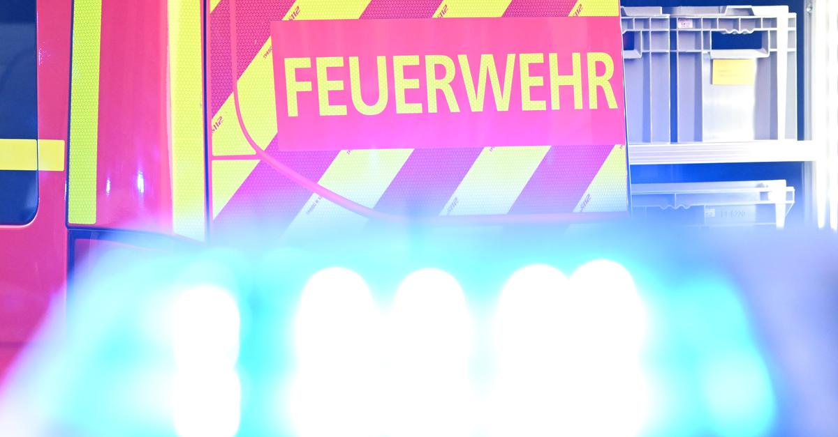 Apartment building in the Wicker district of Flörsheim is on fire