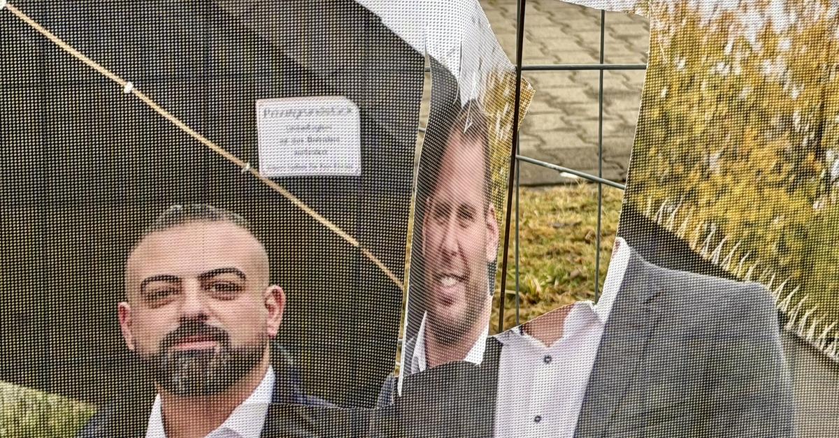 Gezielter Angriff auf SPD-Wahlplakate in Raunheim