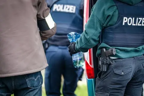 SEK-Einsatz am Rasthof Alsbach.