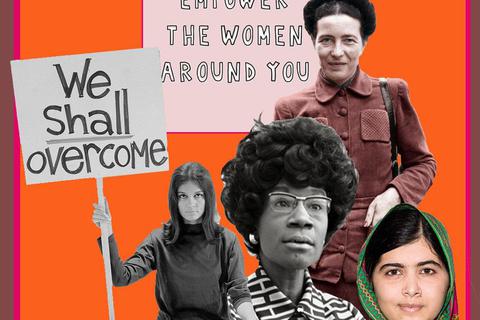 Von der Philosophin Simone de Beauvoir (oben rechts) bis zur Kinderrechts-Aktivistin Malala Yousafzai (unten rechts): Der Kampf um Gleichberechtigung geht auch heute, am 100. Internationalen Weltfrauentag, weiter. Foto: Internet