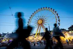 Darf auf keinem Heinerfest fehlen: das Riesenrad.