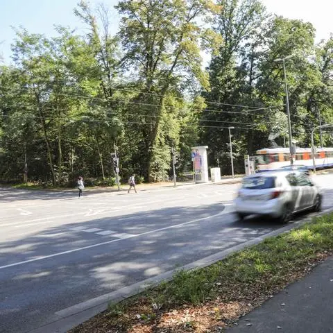 Gegen eine Straßenbahn-Wendeschleife im Wald an der Cooperstraße sprach sich im Stadtparlament vor allem die Uwiga aus..