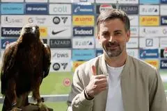 Niko Arnautis will sich mit Eintracht Frankfurt für die Liga-Phase der Champions League qualifizieren. (Archivbild)