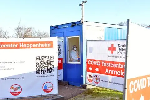 Das Testzentrum des DRK-Kreisverbandes ist am Donnerstag, 31. März, letztmals geöffnet. Der Testbetrieb in der Begegnungsstätte an der Werlestraße soll zumindest im April noch weitergehen.  Archivfoto: Dagmar Jährling