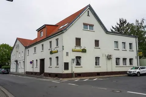 Das Gebäude der Gaststätte „Zöllerhannes“ an der Griesheimer Schafgasse. Foto: Marc Schüler