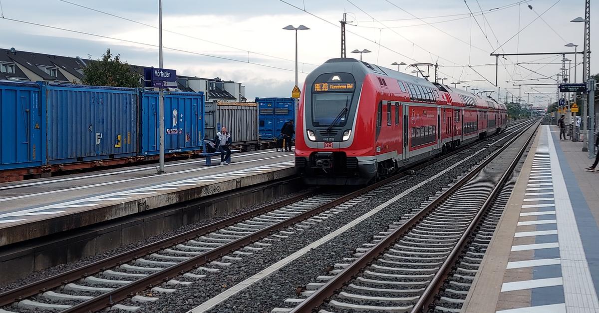 It's official: Line RE70 will no longer stop at Mörfelden station.