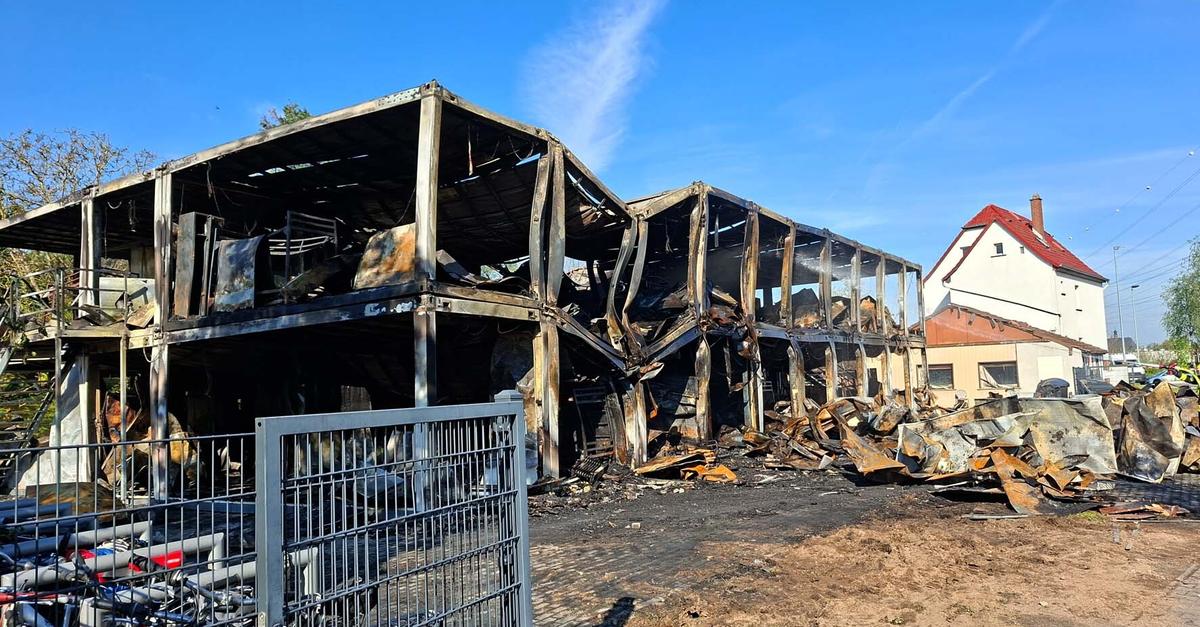 Ein Toter nach Brand in Raunheimer Containerunterkunft