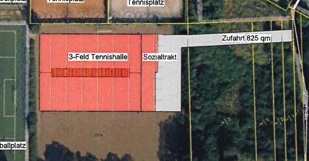 Geplante Tennishalle beschäftigt Raunheimer Ausschuss