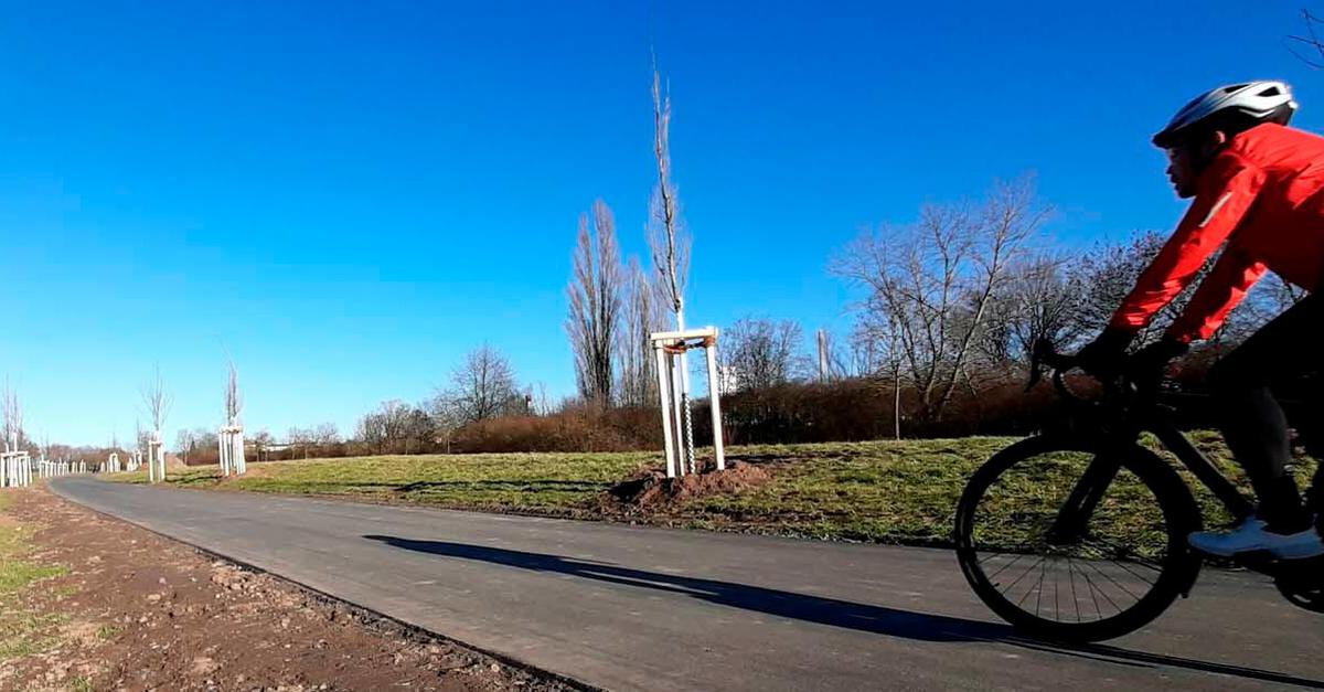 Mainuferweg in Raunheim: Autobahn für Radfahrer?