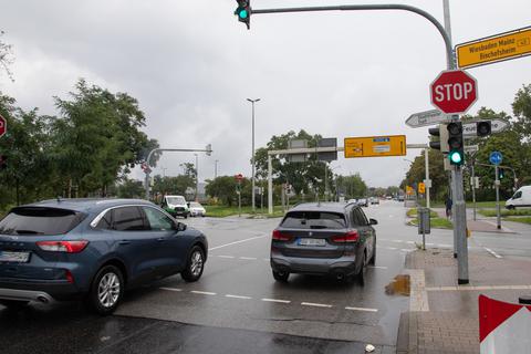 An der Kreuzung von Haßlocher Straße und Rugby-Ring ereignen sich seit Jahren Verkehrsunfälle.