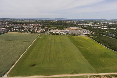 Auf der Bauschheimer Eselswiese soll ein neues nachhaltiges Stadtquartier entstehen. Foto: Stadt Rüsselsheim/Frank Hüter