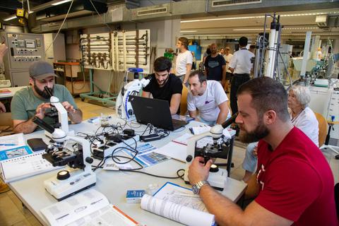 Beim Science Day und der Engineering Night konnten die Besucher beim Fachbereich Ingenieurwissenschaften in die Labore blicken. Volker Dziemballa/VF