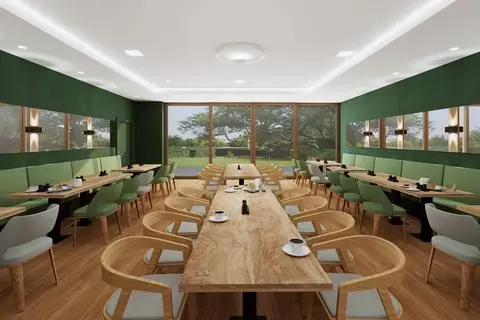 Planung grüner Salon Bürgerhaus Offheim