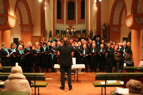 Krönender Abschluss des Jubiläumsjahres: Mit dem Weihnachtskonzert feiert die Sängervereinigung das 150-jährige Bestehen in der Kirche Maria Himmelfahrt. Foto: Oliver Haug