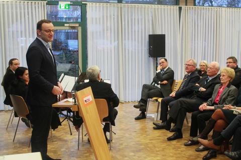 Mehr Rückhalt für die CDU will Gesundheitsminister Jens Spahn (vorne links) in diesem Jahr erreichen. Foto: Oliver Haug