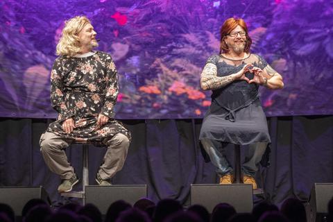 Das Comedy-Duo „Mundstuhl“ kommt im März in die Flörsheimer Stadthalle. Archivfoto: Stefan Sämmer/hbz
