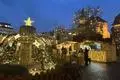 Auch der Haigerer Marktplatz erstrahlt in weihnachtlichem Glanz. 