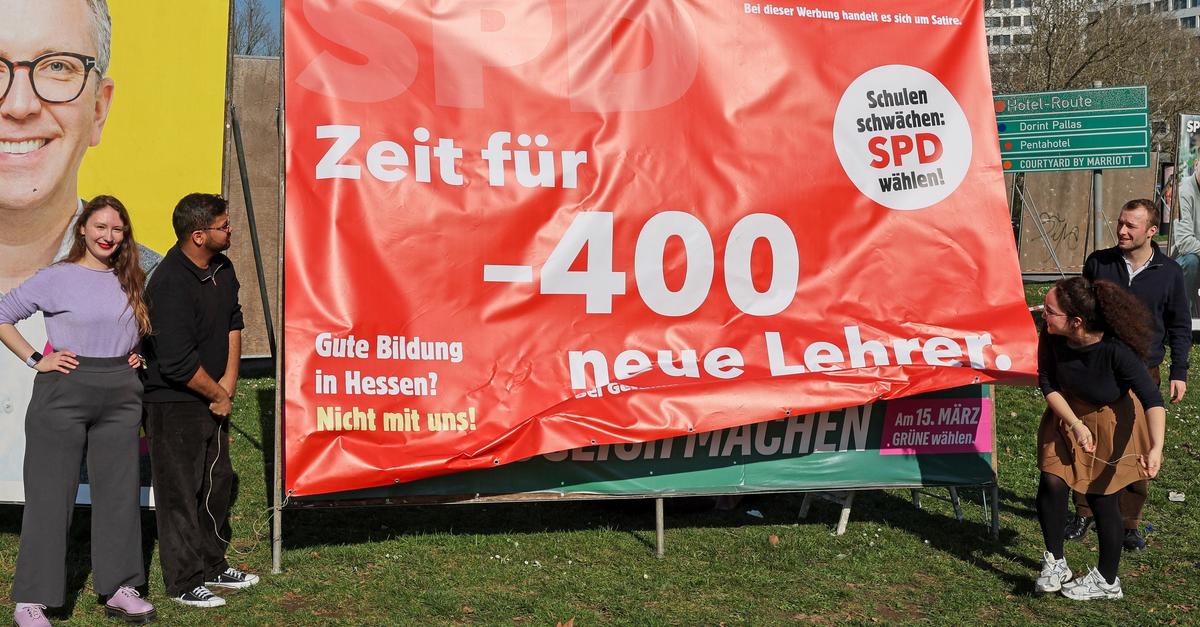 Wiesbaden: Green Youth banner aims to challenge Hesse's education ...