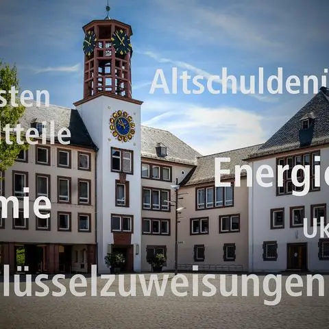 Beim Haushalt für die Stadt Worms gibt es noch viele Unbekannte.