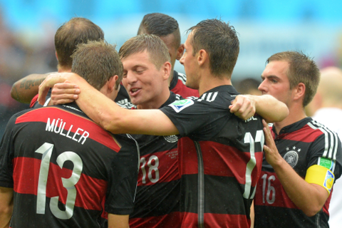 Jubelt das deutsche Team auch gegen Algerien? Foto: dpa