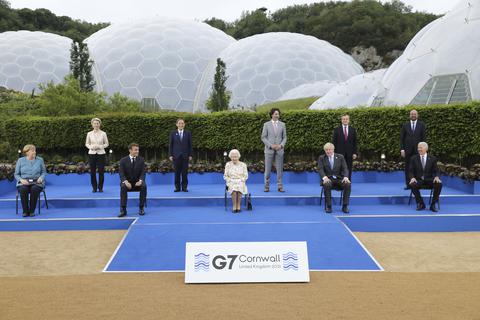 Die Mitglieder des G7-Gipfels. Foto: dpa