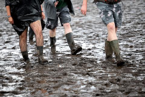 Nicht nur beim Wacken-Festival geht es nass zu.