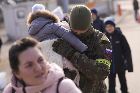 Die Slowakei hat eine eher kurze Grenze zur Ukraine, doch auch hier suchen viele Menschen Zuflucht vor dem Krieg. Foto: dpa
