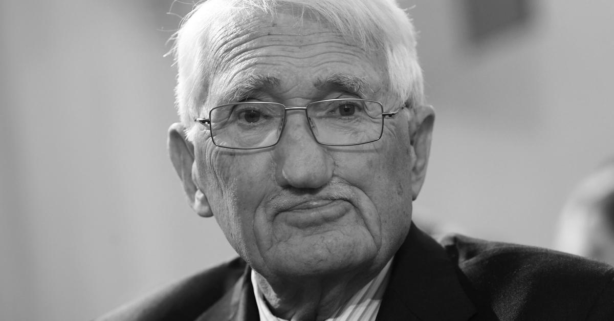 Jürgen Habermas ist tot: Philosoph starb mit 96 Jahren