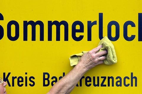 Das bundesweit viel zitierte Sommerloch im Kreis Bad Kreuznach. Archivfoto: dpa