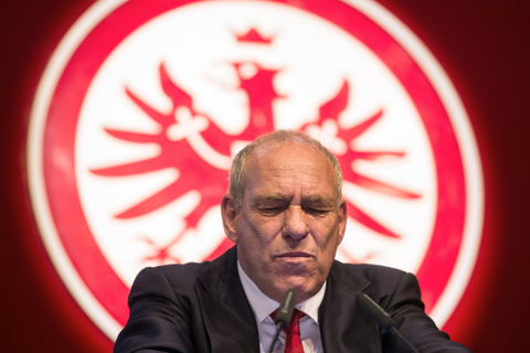 Eintracht-Präsident Peter Fischer. Foto: dpa