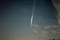 Was ist denn das? - Treibstofftropfen einer Rakete hinterlassen Lichtstreifen (Foto-Handout)
