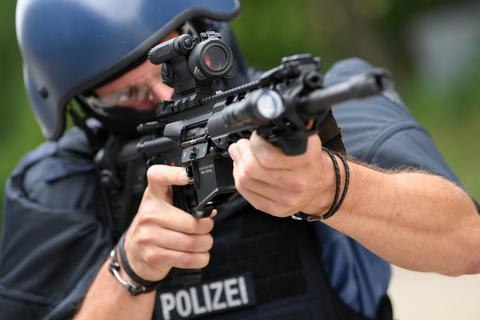 Hessens Polizei wird mit dem G38 von Heckler & Koch ausgestattet.  Foto: dpa