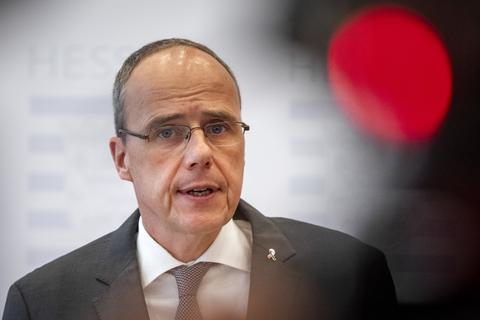 Innenminister Peter Beuth wird nächstes Jahr nicht mehr für den Landtag kandidieren. Foto: Lukas Görlach