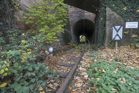 Die stillgelegte Strecke zwischen Reinheim und Groß-Bieberau. Das Land sieht hier keine Chance mehr für eine Reaktivierung, Pro Bahn würde das gerne nochmal überprüfen. Archivfoto: Guido Schiek