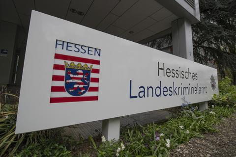 Die Zentrale des hessischen Landeskriminalamts in Wiesbaden.  Archivfoto: dpa