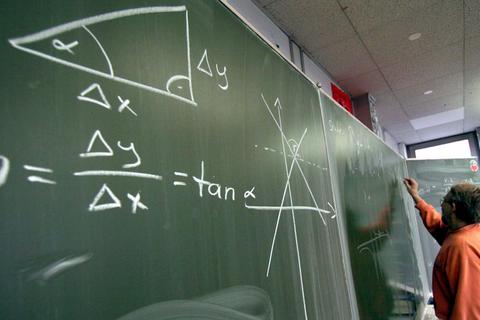 Alles andere als trivial: Speziell in Mathematik kommt es auf den Lehrer an, sagt AfD-Spitzenkandidat Michael Frisch. Foto: dpa