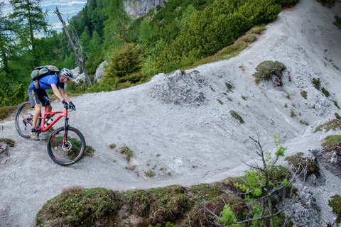 Die Mountainbiker genießen bei ihren Fahrten die Ruhe und Natur, die körperliche Anstrengung und den erhöhten Adrenalinspiegel bei rasanten Abfahrten. Foto: Thomas Lohnes