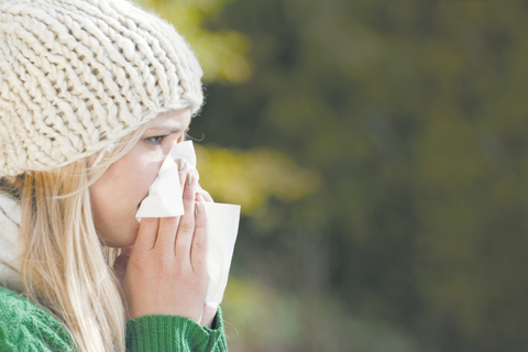 Manche Menschen haben im Winter häufig eine Erkältung. Doch das muss nicht sein. Symbolfoto: dpa