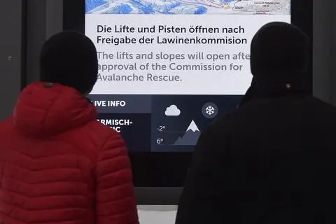 Lawinengefahr in Bayern