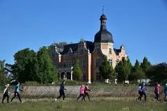 Die Villa am Bernsteinsee ist heute ein Hotel und Restaurant.