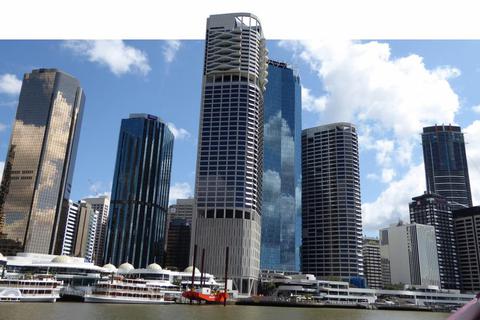 Markante, moderne Architektur: Die Skyline von Brisbane. Foto: Michael Erfurth  Foto: Michael Erfurth