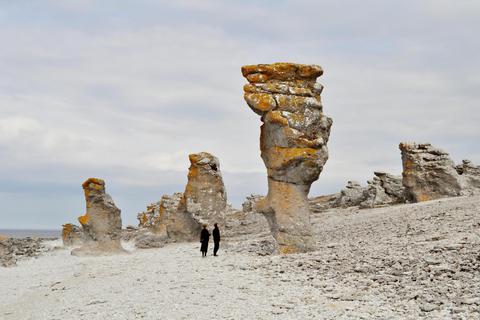Raukar-Felsen auf der schwedischen Ostseeinsel Farö. Foto: Mona Contzen