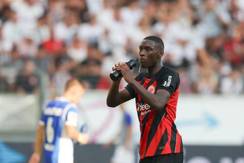 Im Hessenderby gegen den SV Darmstadt 98 stand Kolo Muani bereits in der Startelf – und erzielte den einzigen Treffer des Spiels.