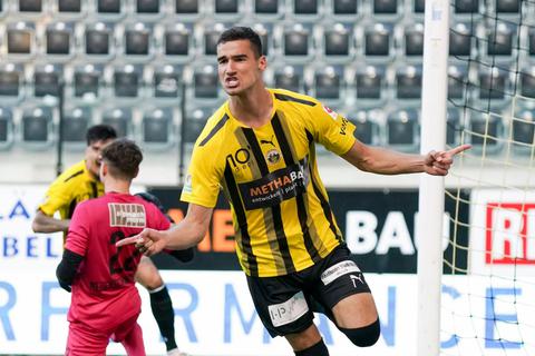 Weitere Option für die Offensive: Stürmer Ivan Prtajin (hier im Trikot des Schweizer Zweitligisten FC Schaffhausen) hat beim SVWW einen bis Juni 2024 gültigen Vertrag unterschrieben.  Foto: imago 
